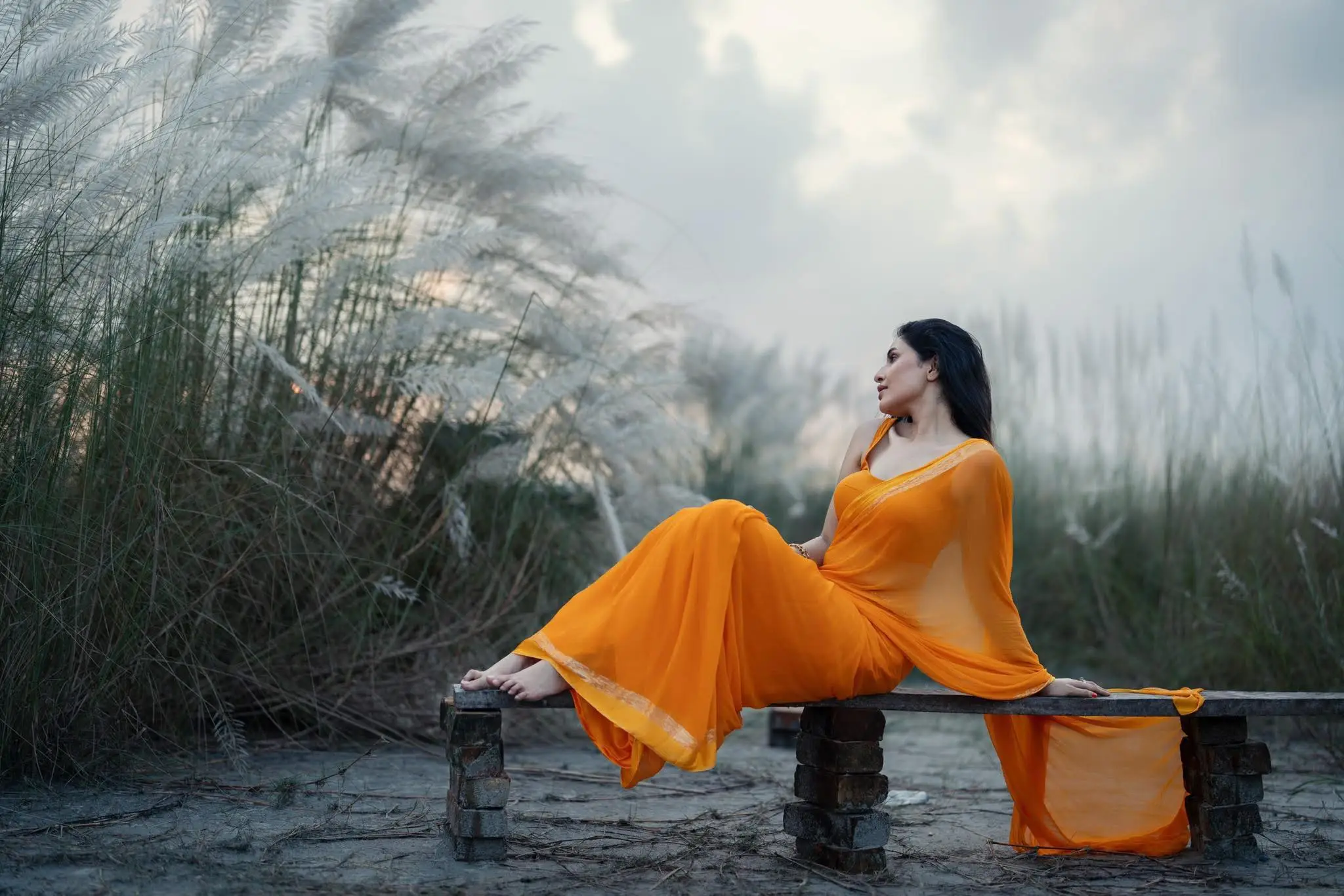 বাহারি লুকে লাস্যময়ী প্রেশার কুকারের স্নিগ্ধা